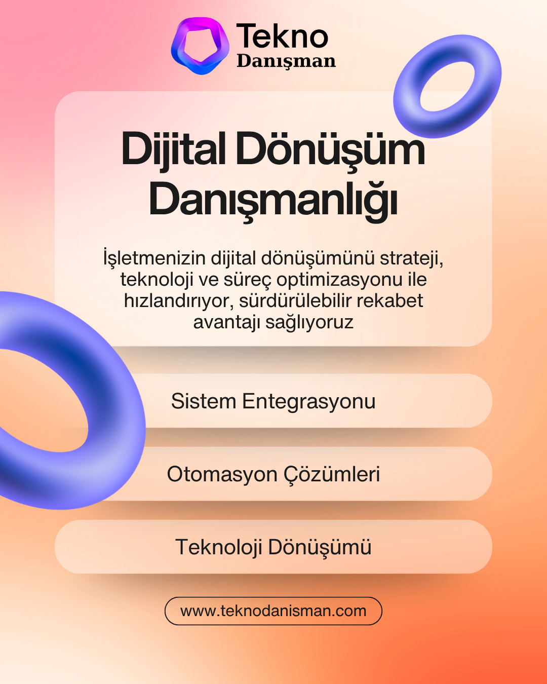 Dijital dönüşüm danışmanlığı hizmet kapsamı