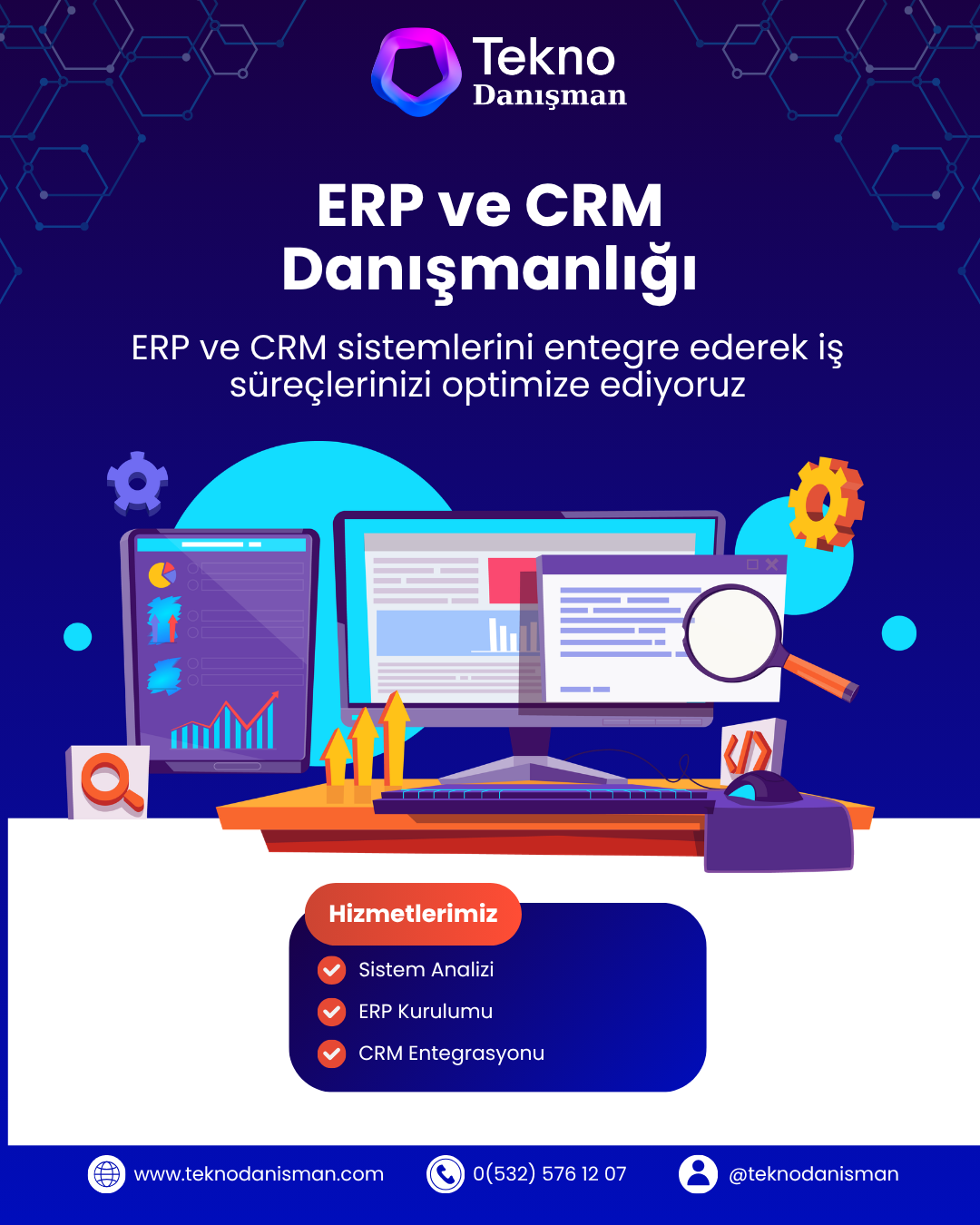 ERP ve CRM danışmanlığı ile kurumsal süreç yönetimi