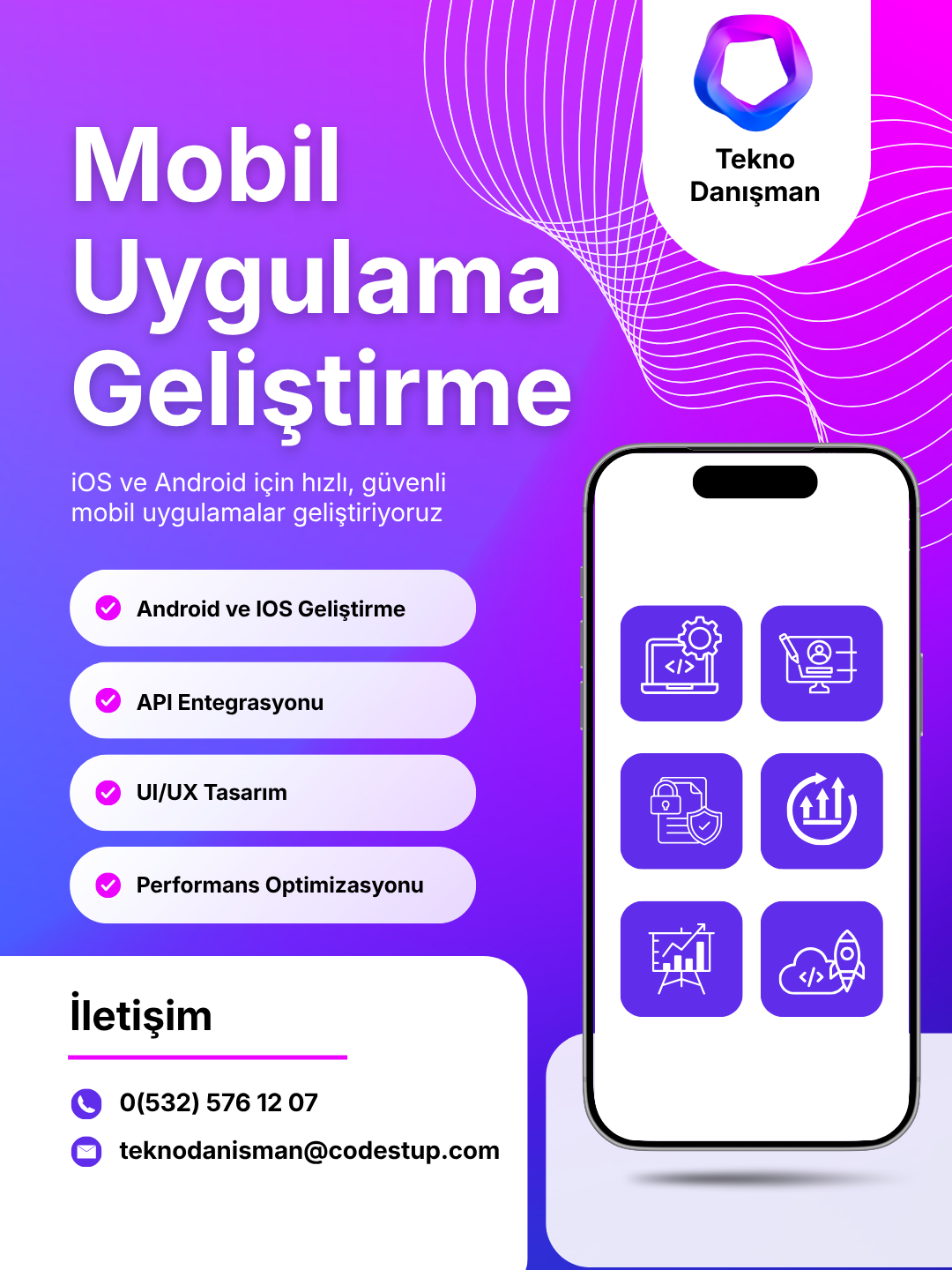 Mobil uygulama geliştirme ile iOS ve Android uygulama çözümleri
