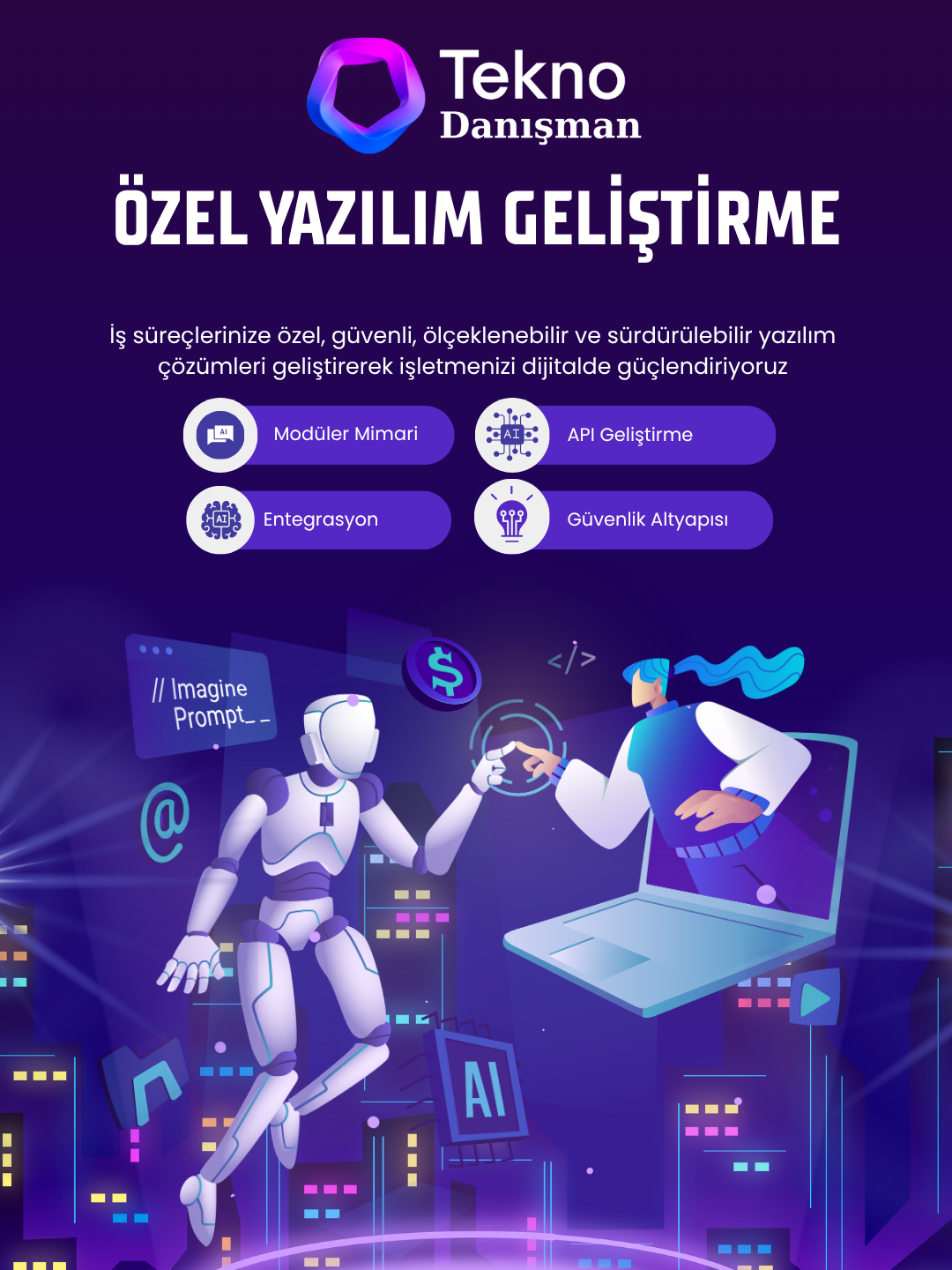 Özel yazılım geliştirme ile kurumsal yazılım çözümleri